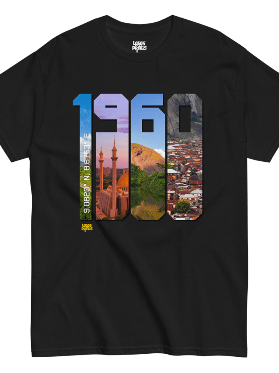 Lagos prints 1960 T-shirt