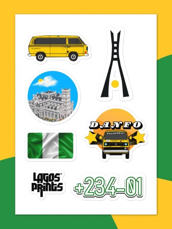 Lagos Island Stickers