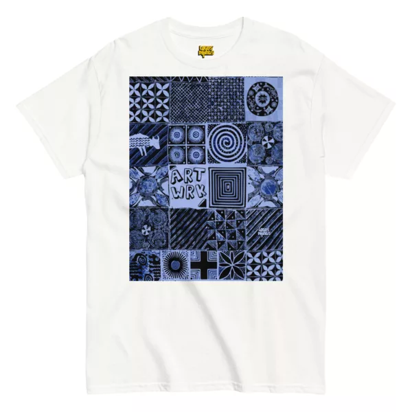 Adire Artwork - Indigo print T-shirt