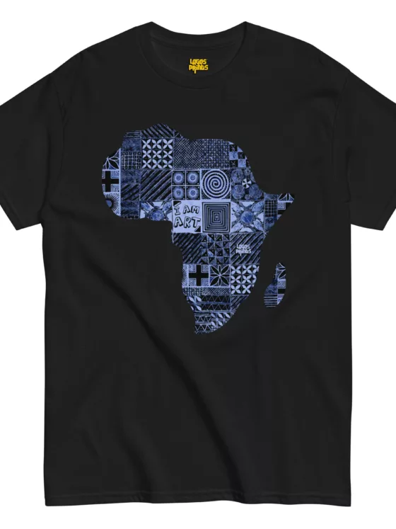 Adire Africa Artwork – Indigo print T-shirt