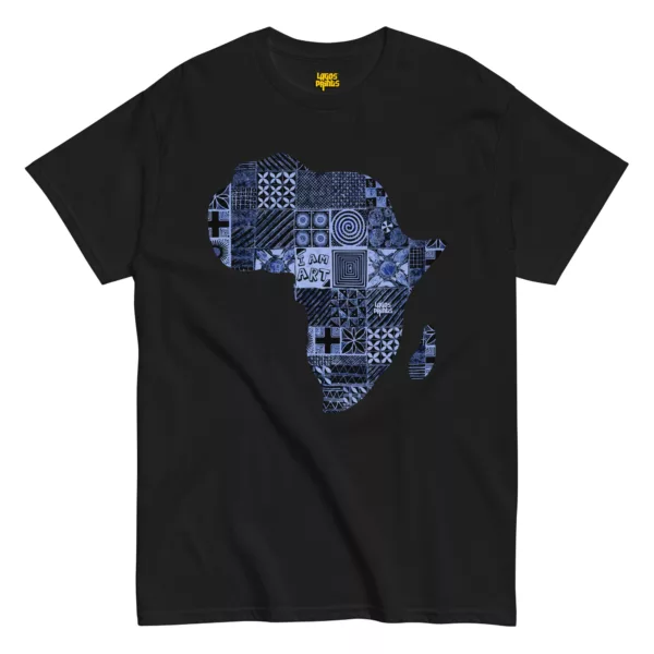 Adire Africa Artwork – Indigo print T-shirt