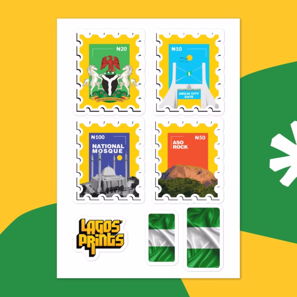Abuja Stamps Stickers