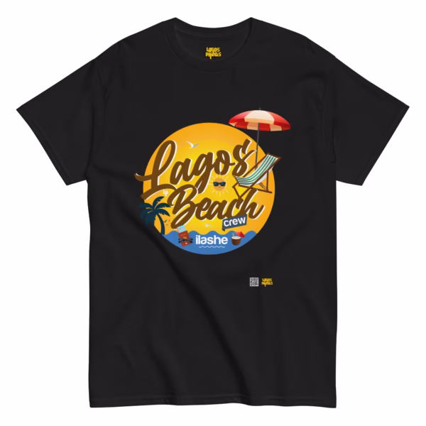 Lagos Beach Crew T-shirt - Ilashe Beach - Image 2