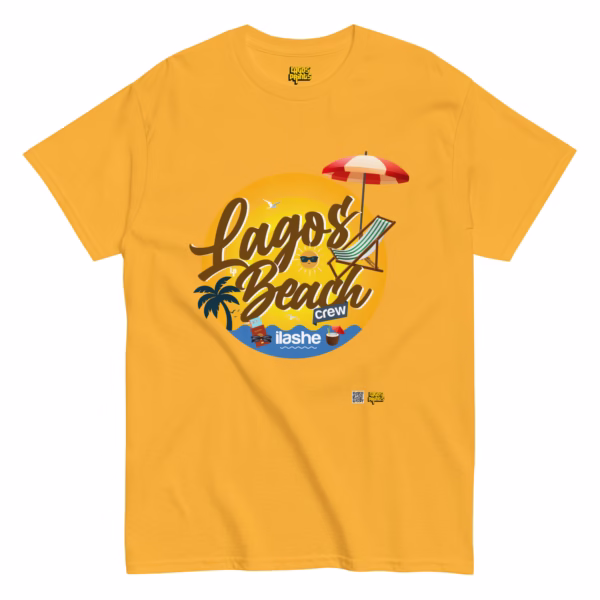 Lagos Beach Crew T-shirt - Ilashe Beach - Image 6
