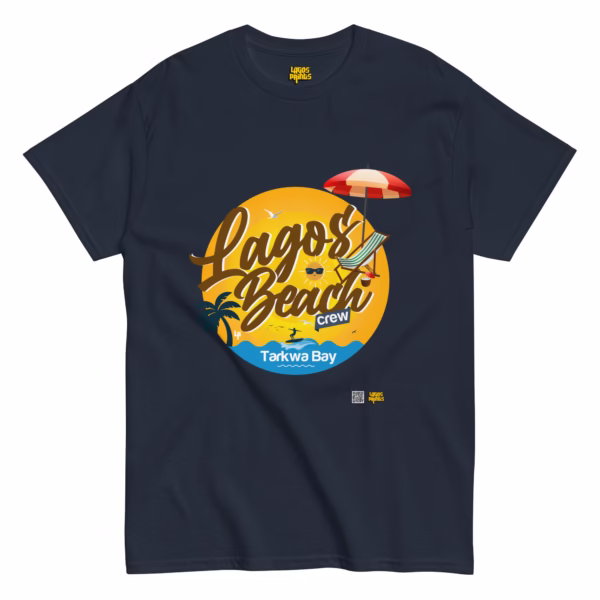 Lagos Beach Crew T-shirt - Tarkwa Bay - Image 3