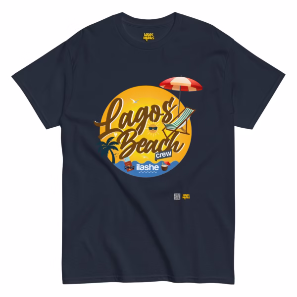 Lagos Beach Crew T-shirt - Ilashe Beach - Image 3
