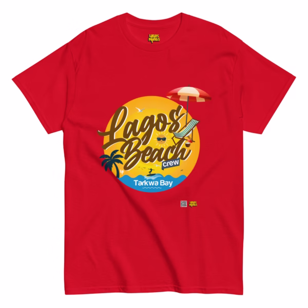 Lagos Beach Crew T-shirt - Tarkwa Bay - Image 4