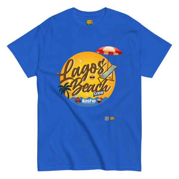 Lagos Beach Crew T-shirt - Ilashe Beach - Image 5